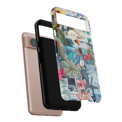 Tropical Beach Collage Tough Case