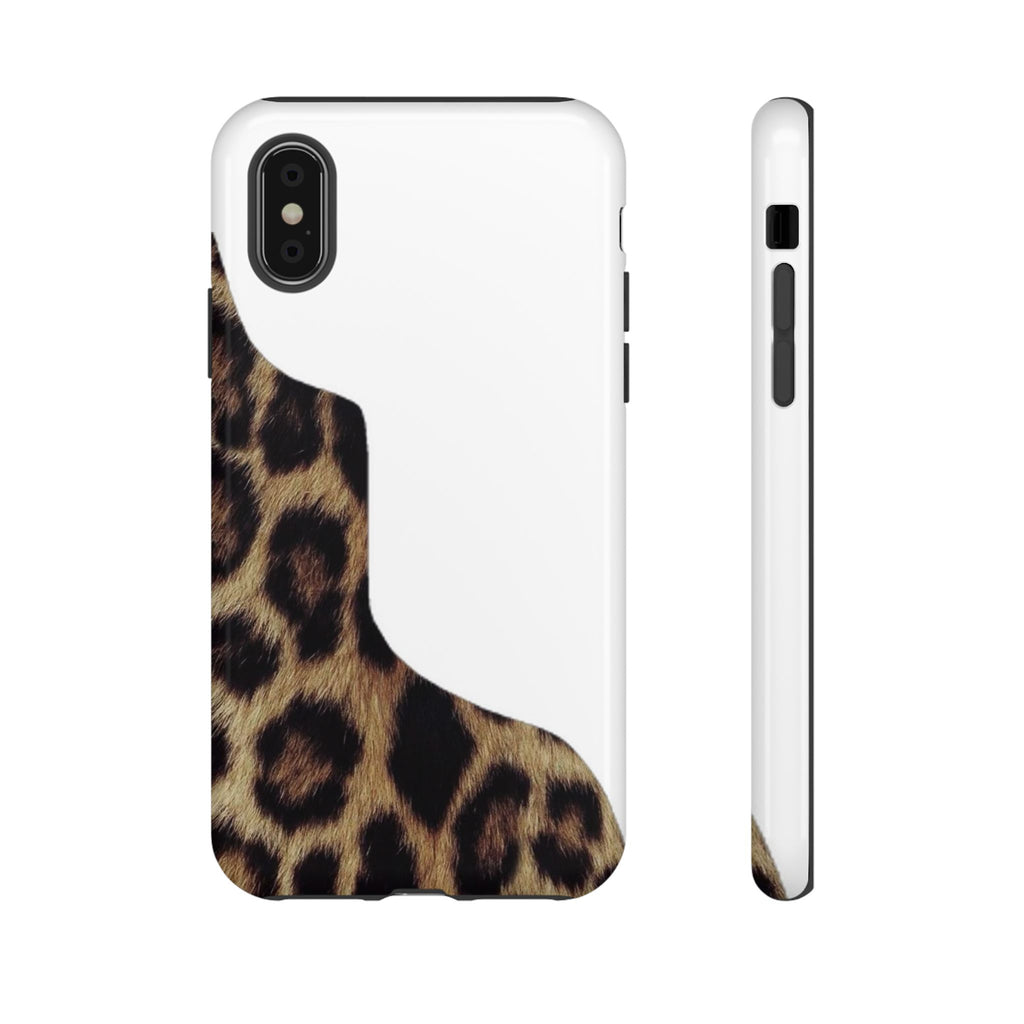 Half Cheetah Print Phone Case