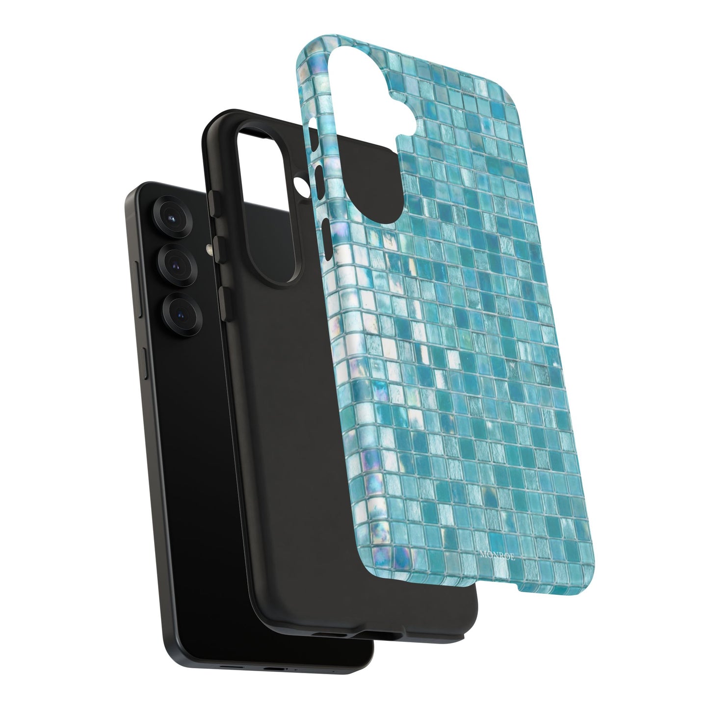 Hot Blue Mosaic Tile Tough Case