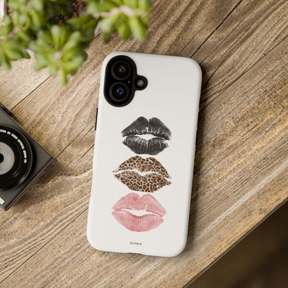 Leopard Glam Lip Tough Case