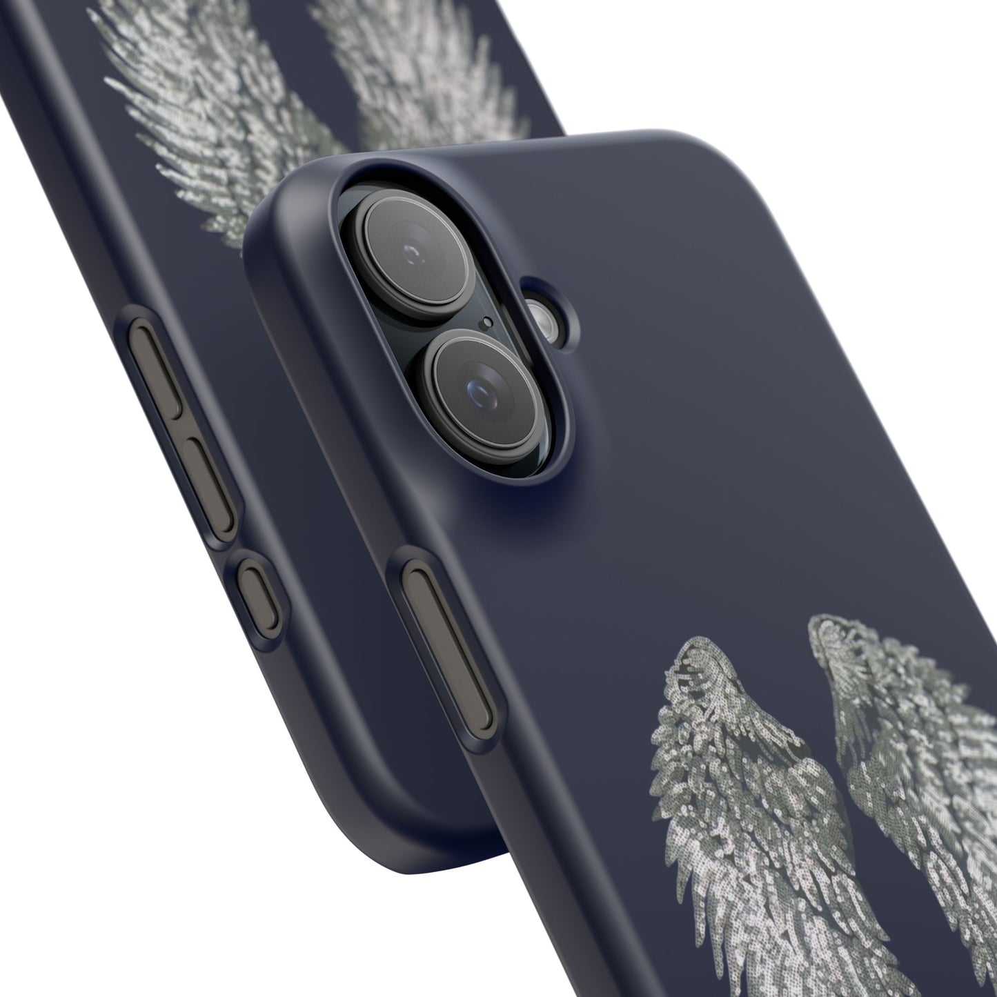 Navy Angel Wings Case