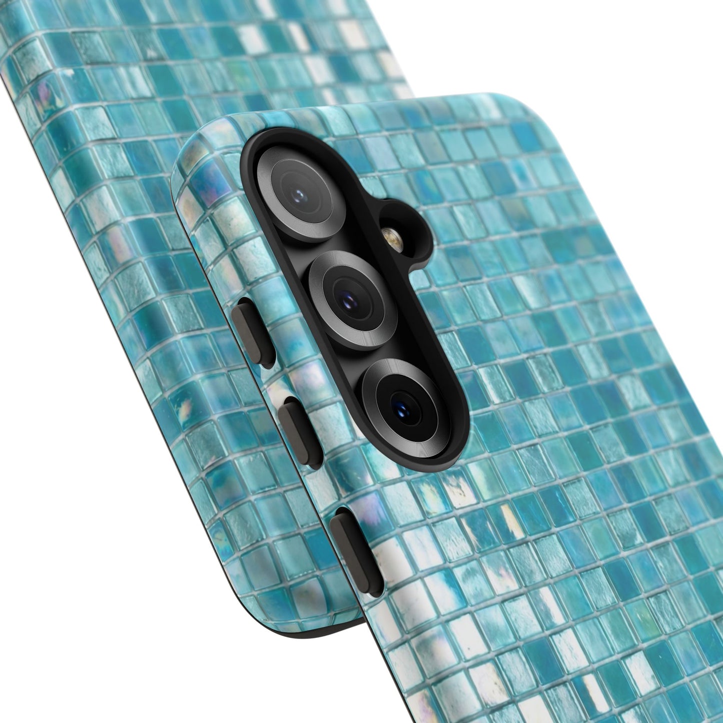 Hot Blue Mosaic Tile Tough Case