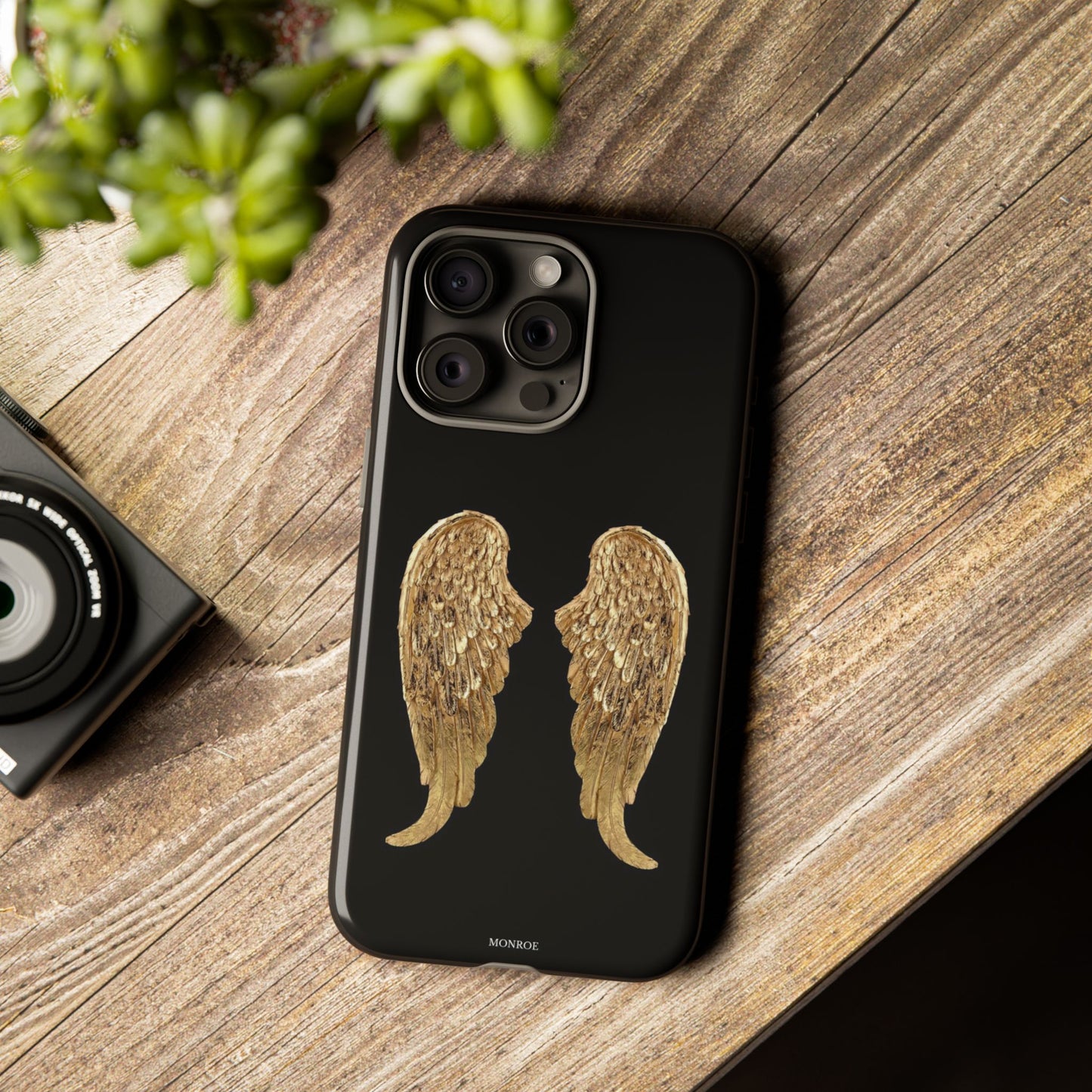 Gold Angel Wings Tough Case