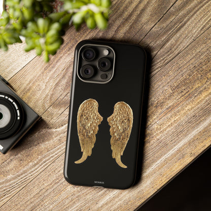 Gold Angel Wings Tough Case