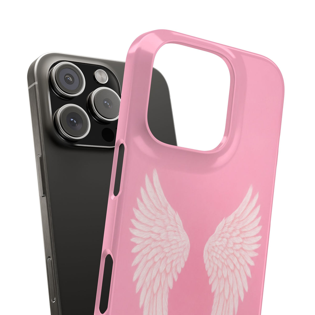 Pink Angel Wings Case