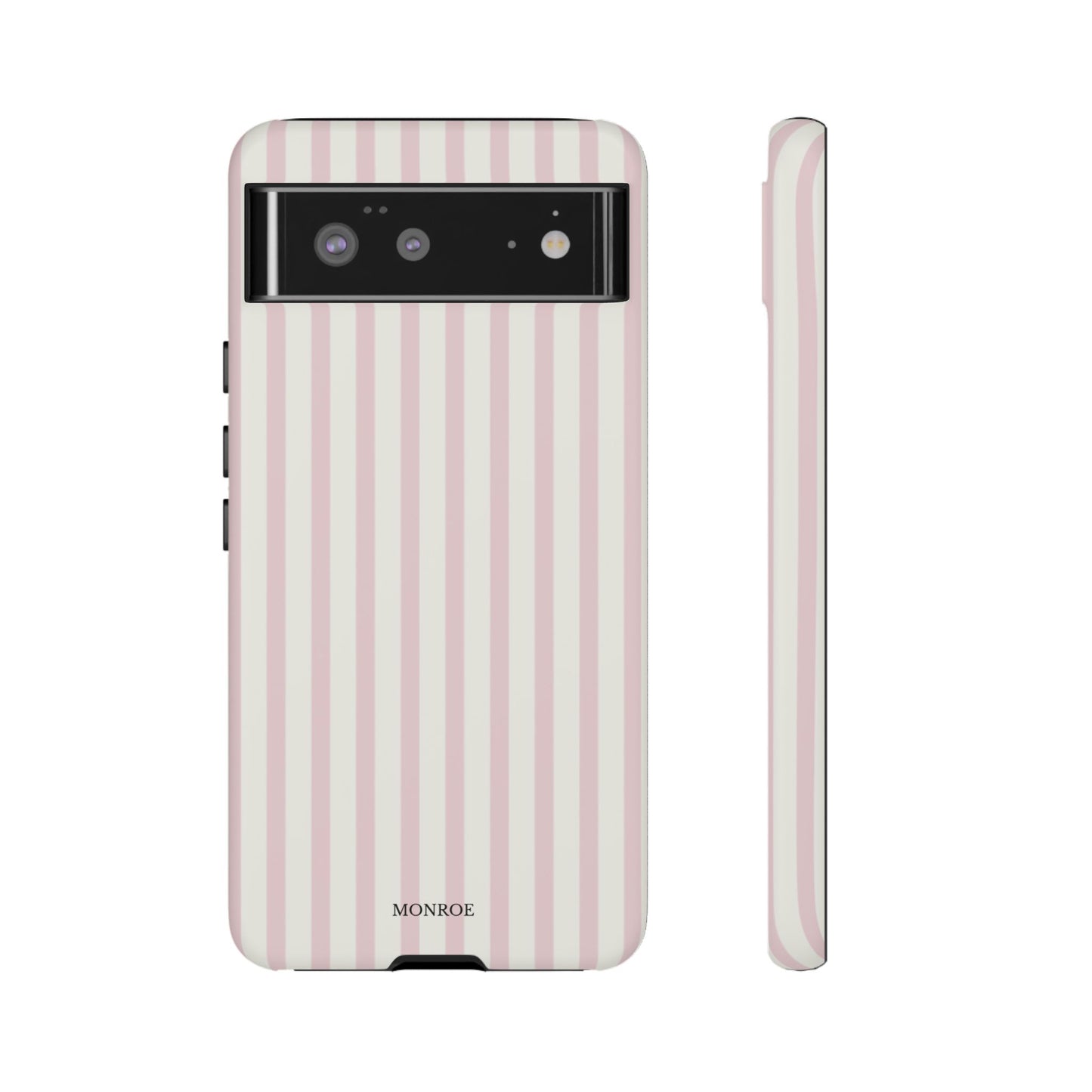 Light Pink Stripe Tough Phone Case