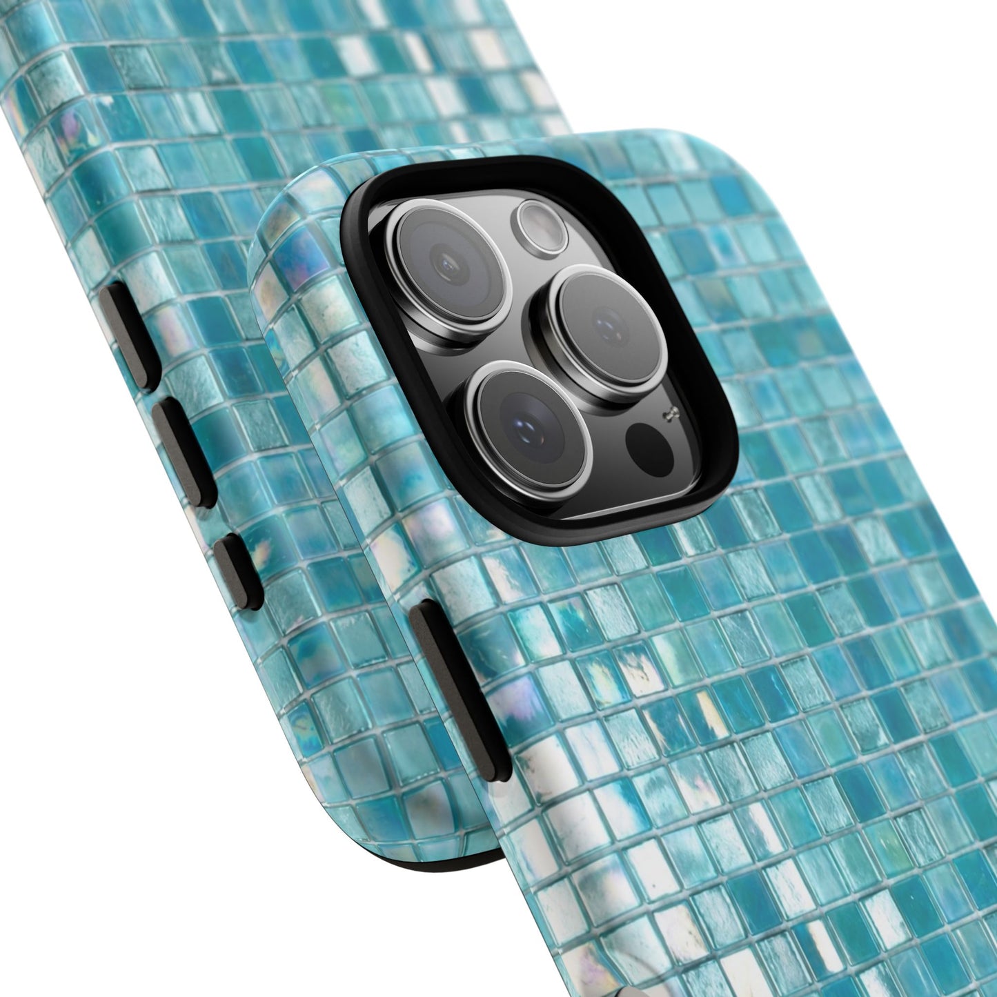 Hot Blue Mosaic Tile Tough Case