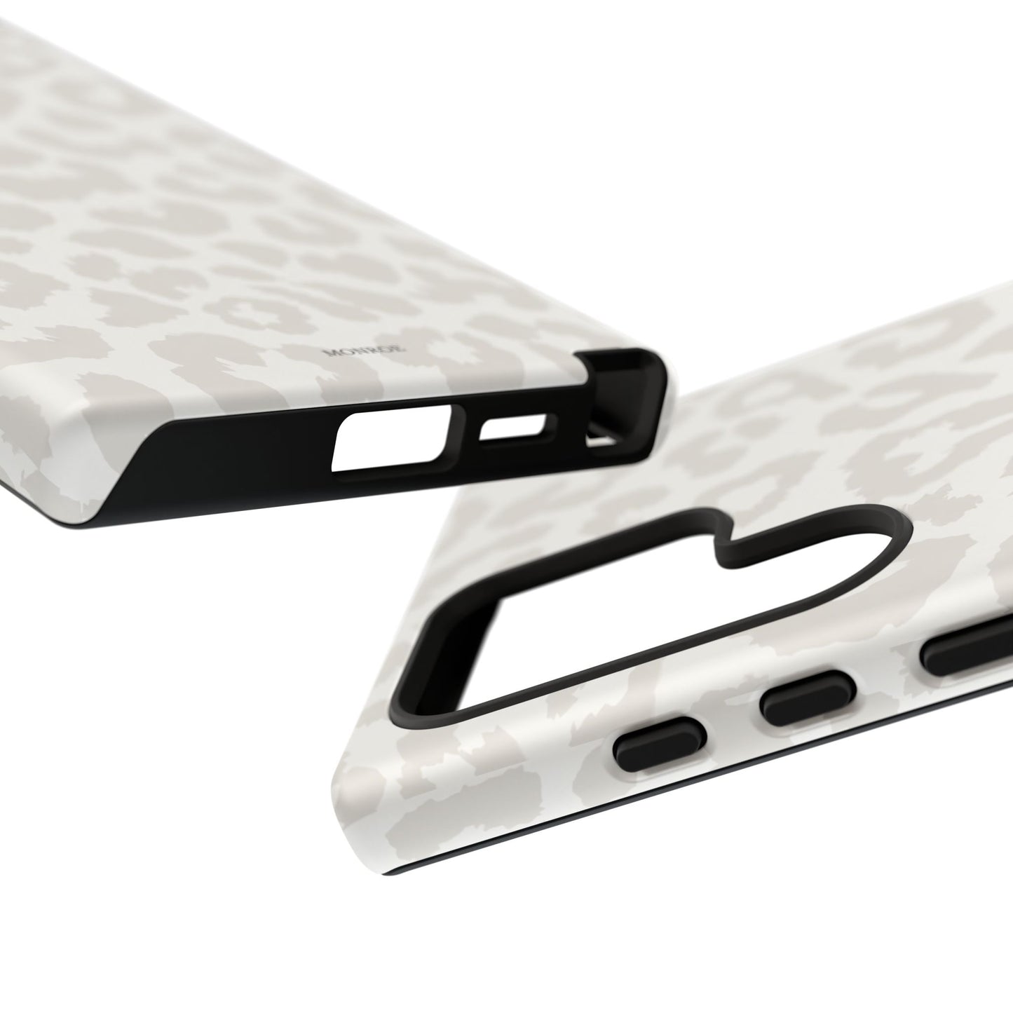 White Leopard Print Tough Case