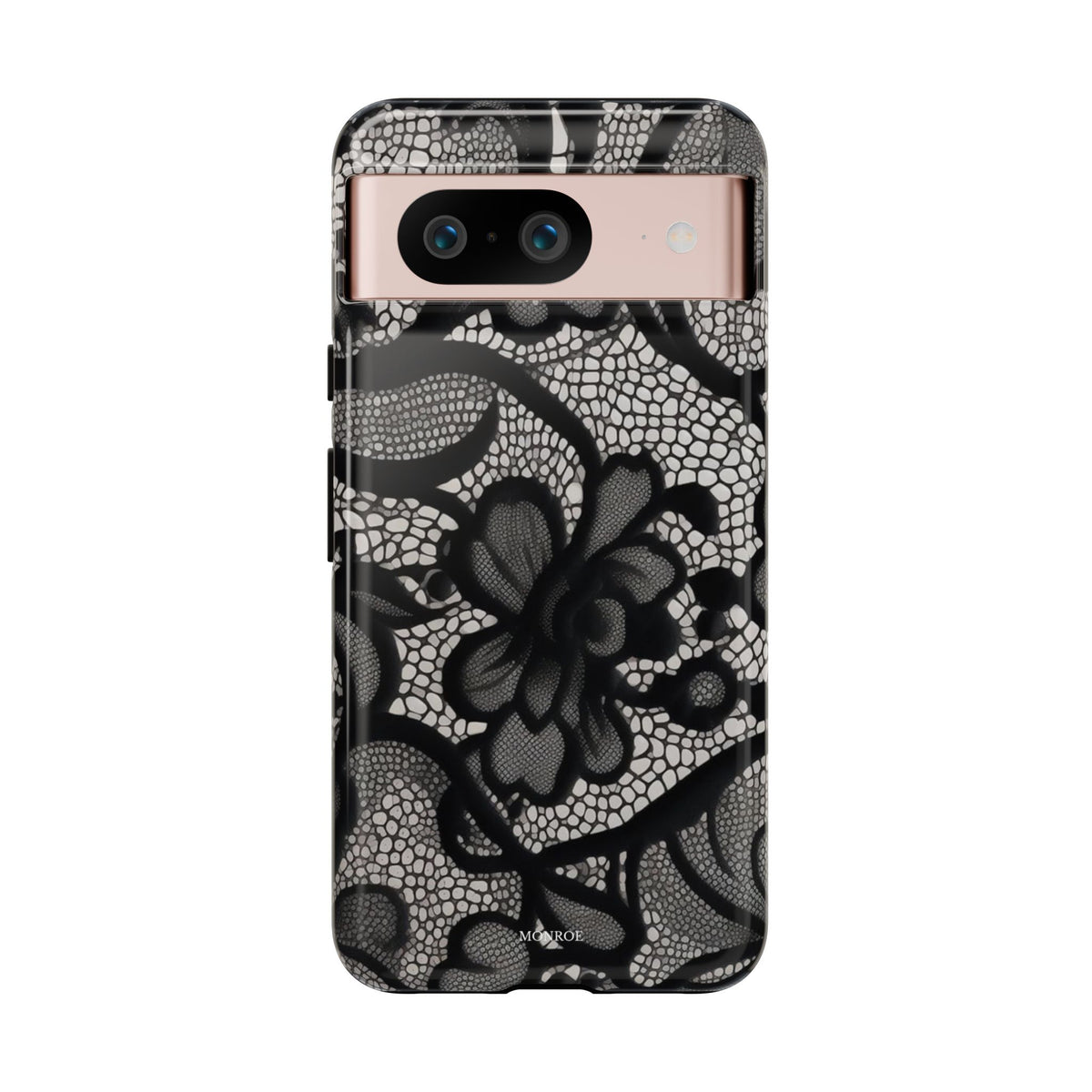 Black Floral Vintage Case