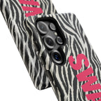 'SWAG' Zebra Print Tough Case