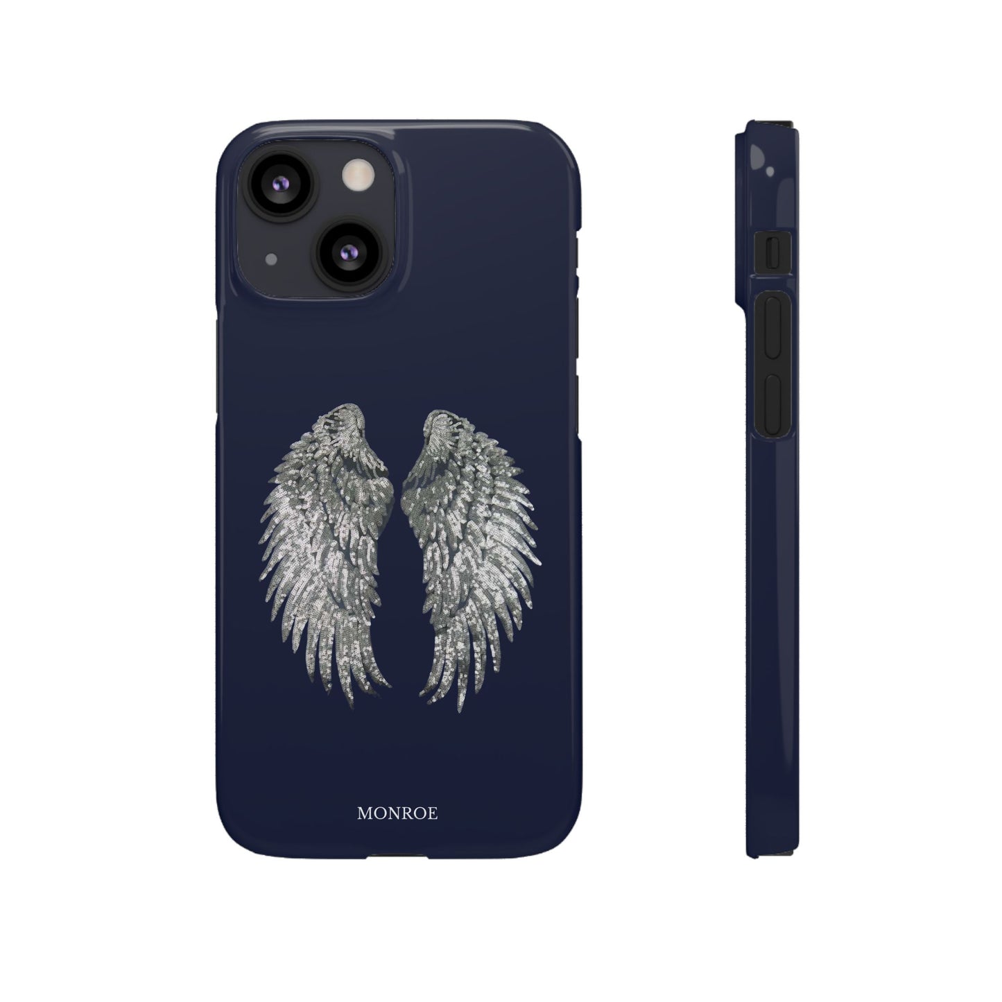 Navy Angel Wings Case