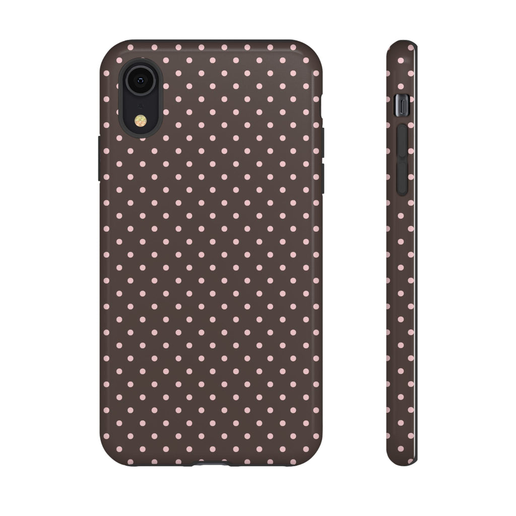 Brown Polka Phone Case