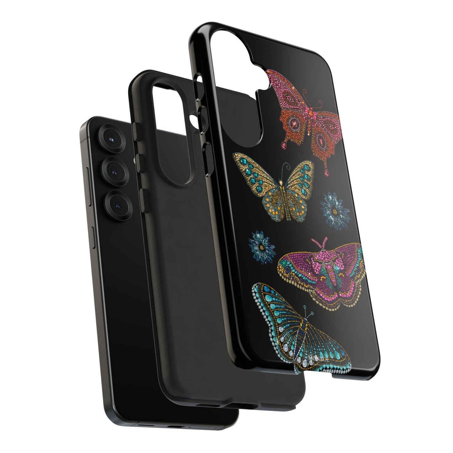 Butterfly Beaded Tough Case