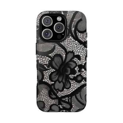 Black Floral Vintage Case