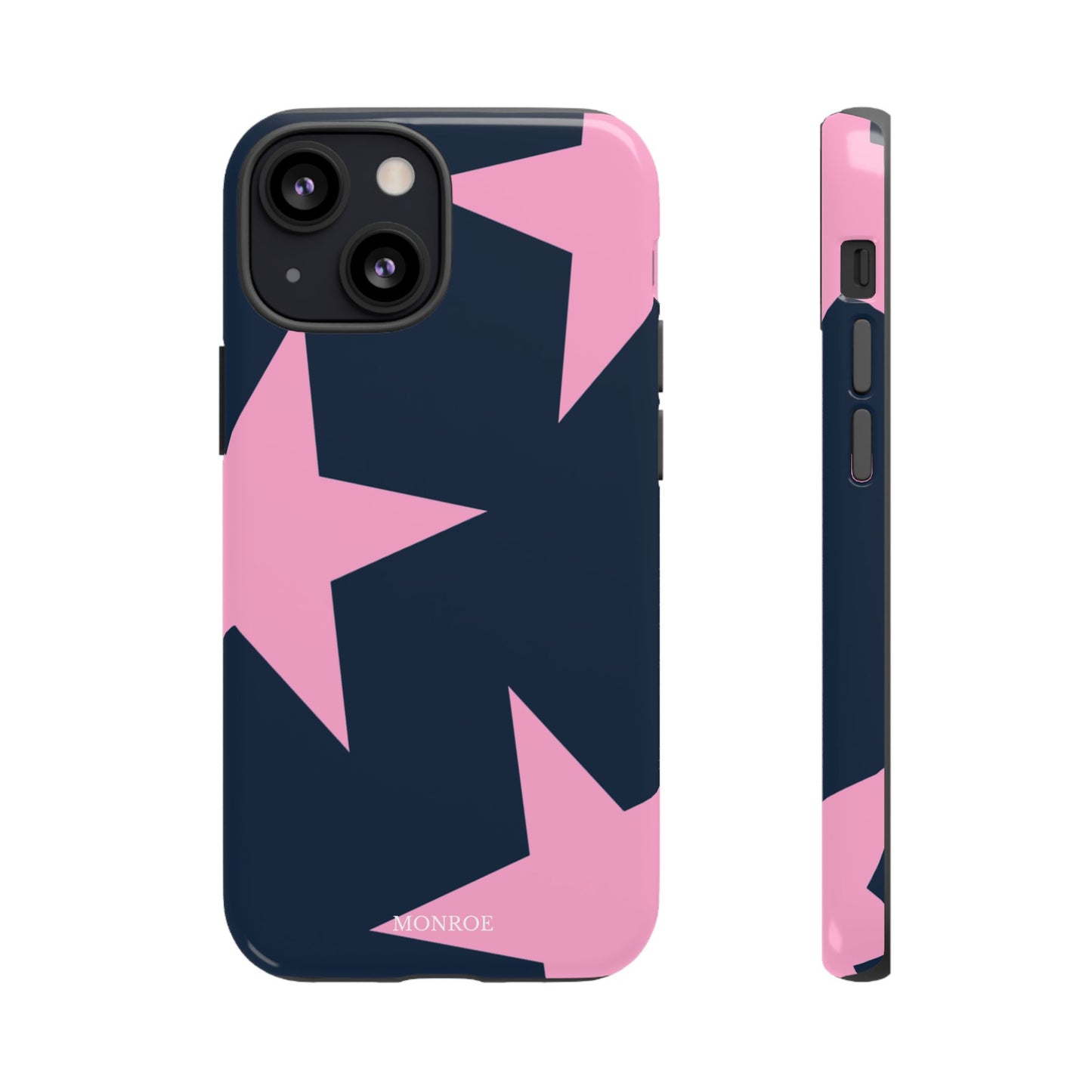 Navy & Pink Star Tough Cover
