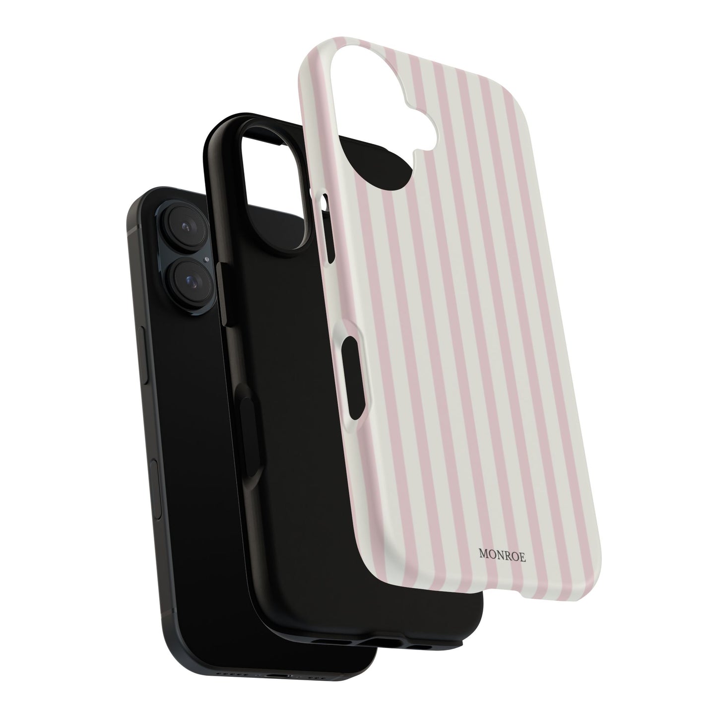 Light Pink Stripe Tough Phone Case