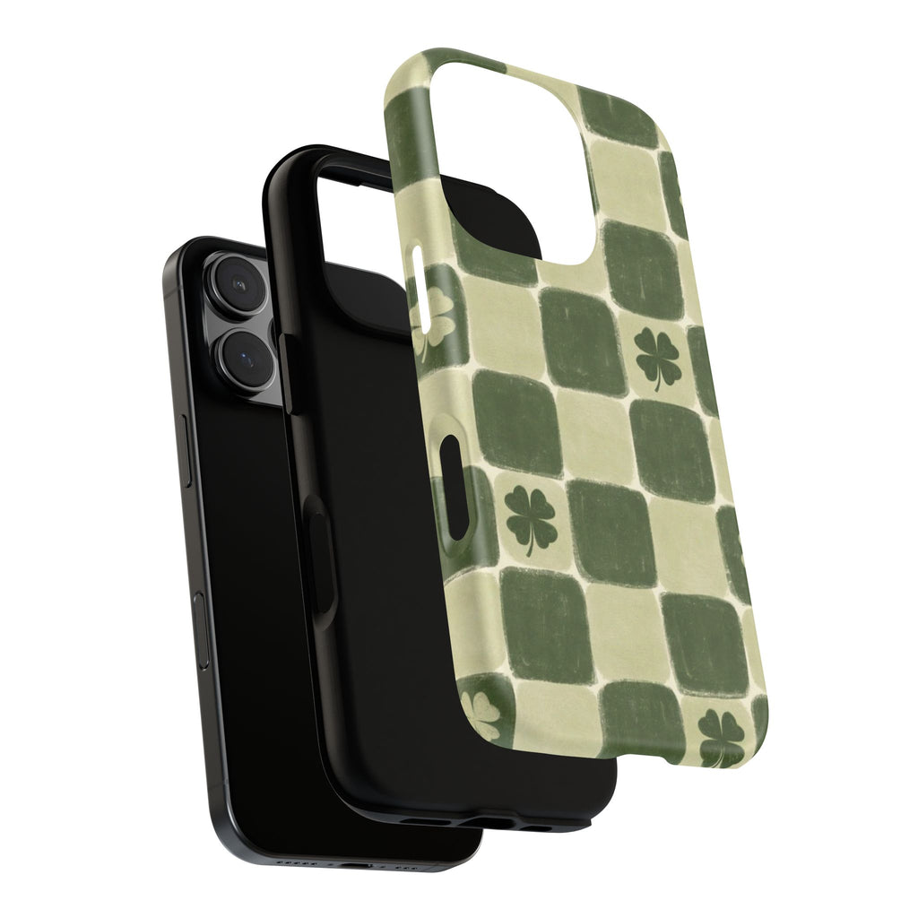 Clover Checker Tough Phone Case