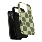 Clover Checker Tough Phone Case