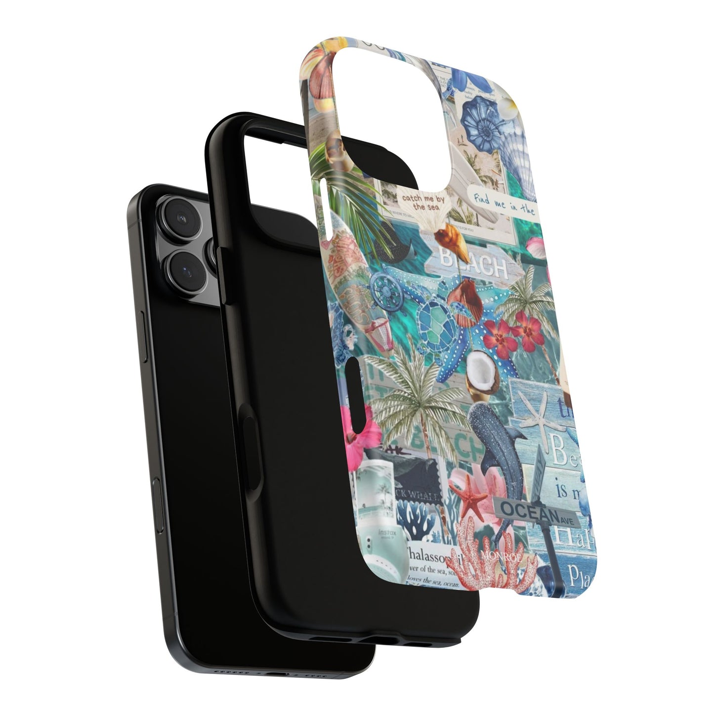 Tropical Beach Collage Tough Case