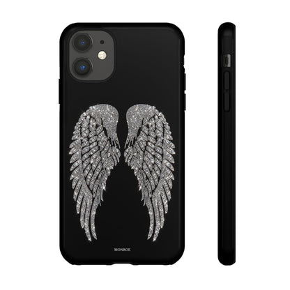 Silver Angel Wings Tough Case
