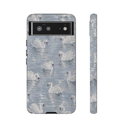 Swan Pattern Tough Case