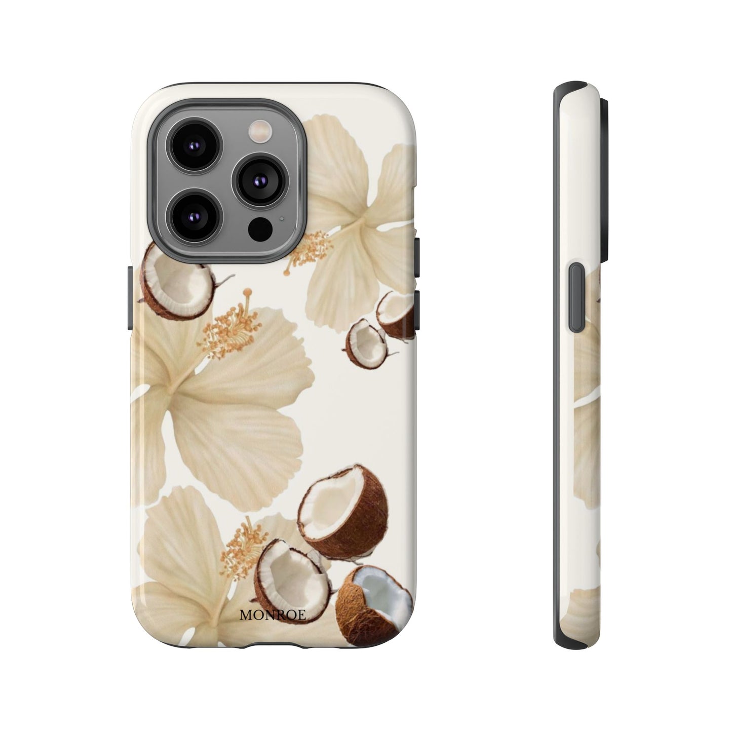 Tropical Coconut Floral Tough Case