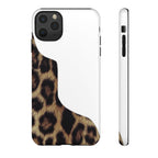 Half Cheetah Print Phone Case