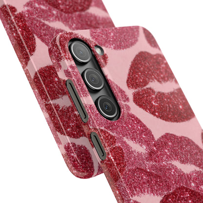 Pink Glitter Kiss Case