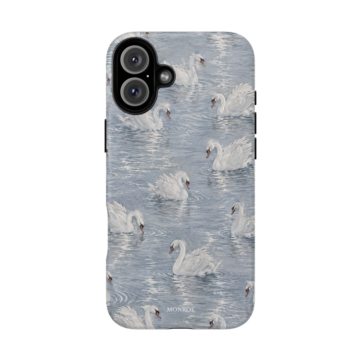 Swan Pattern Tough Case