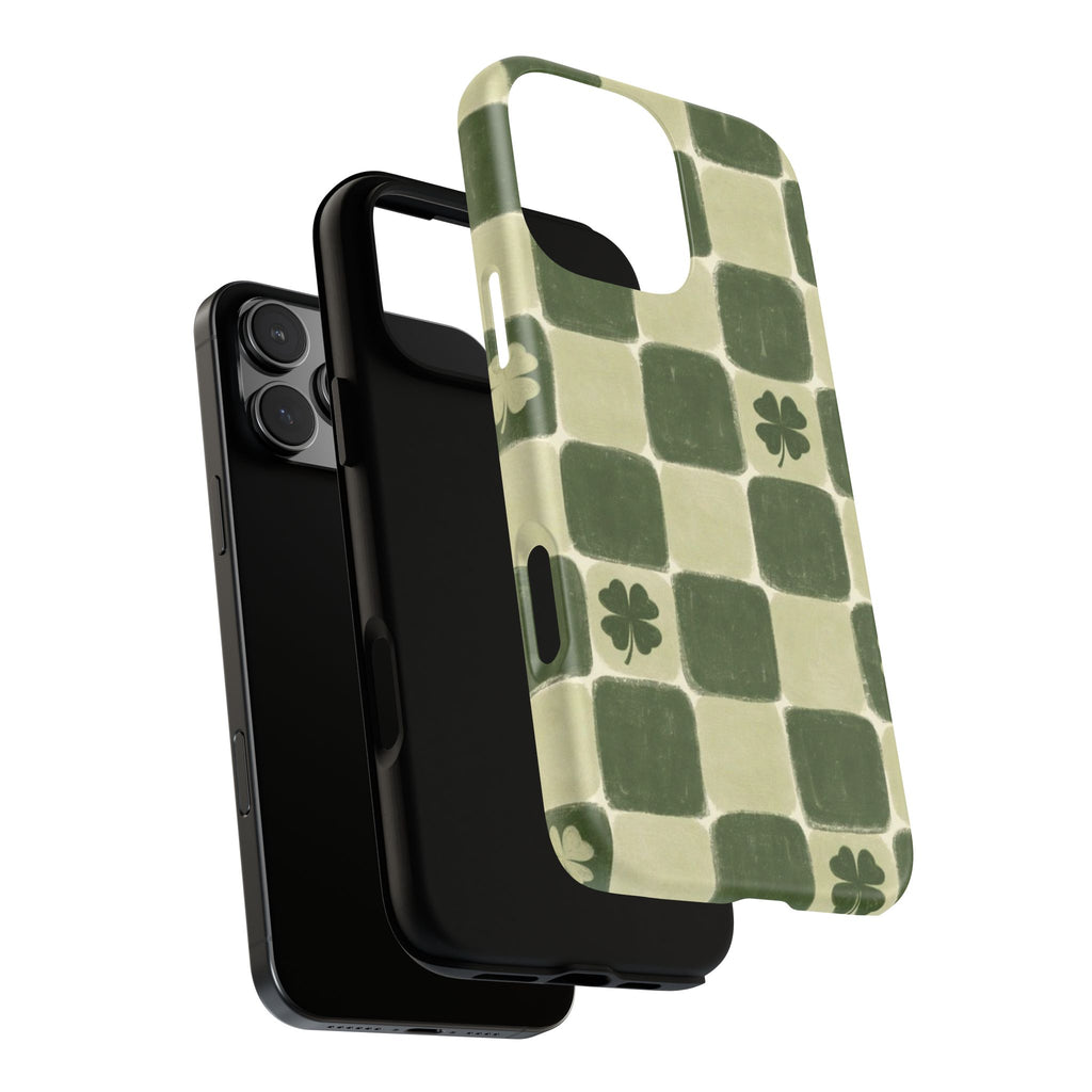 Clover Checker Tough Phone Case