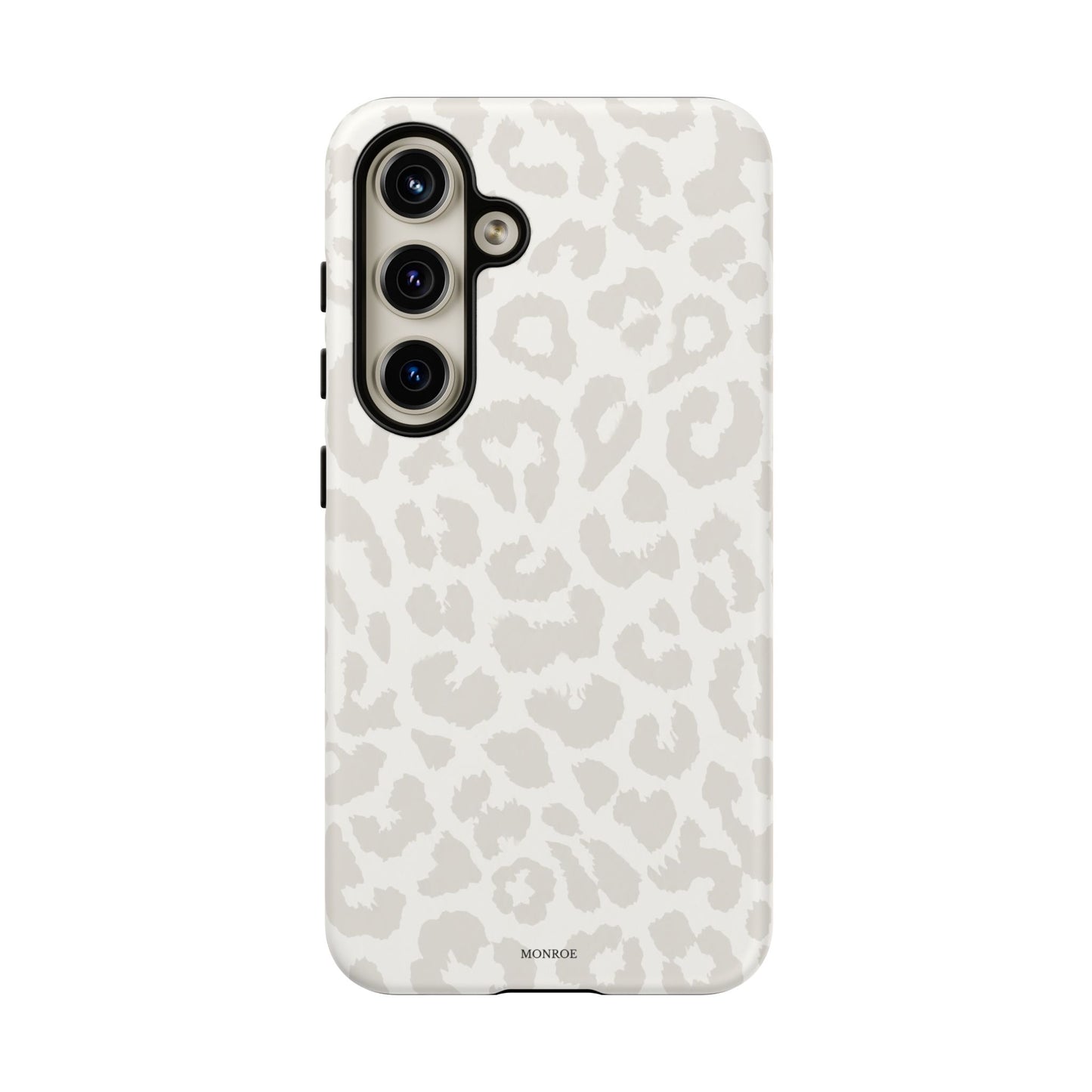 White Leopard Print Tough Case