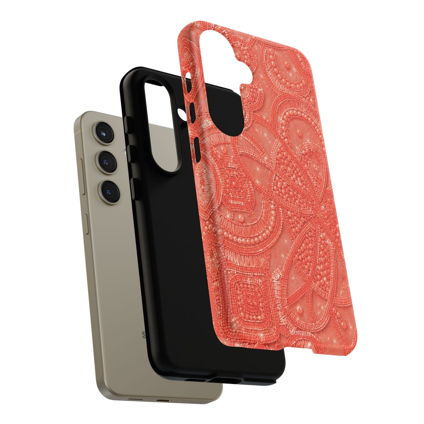 Coral Lace Tough Case