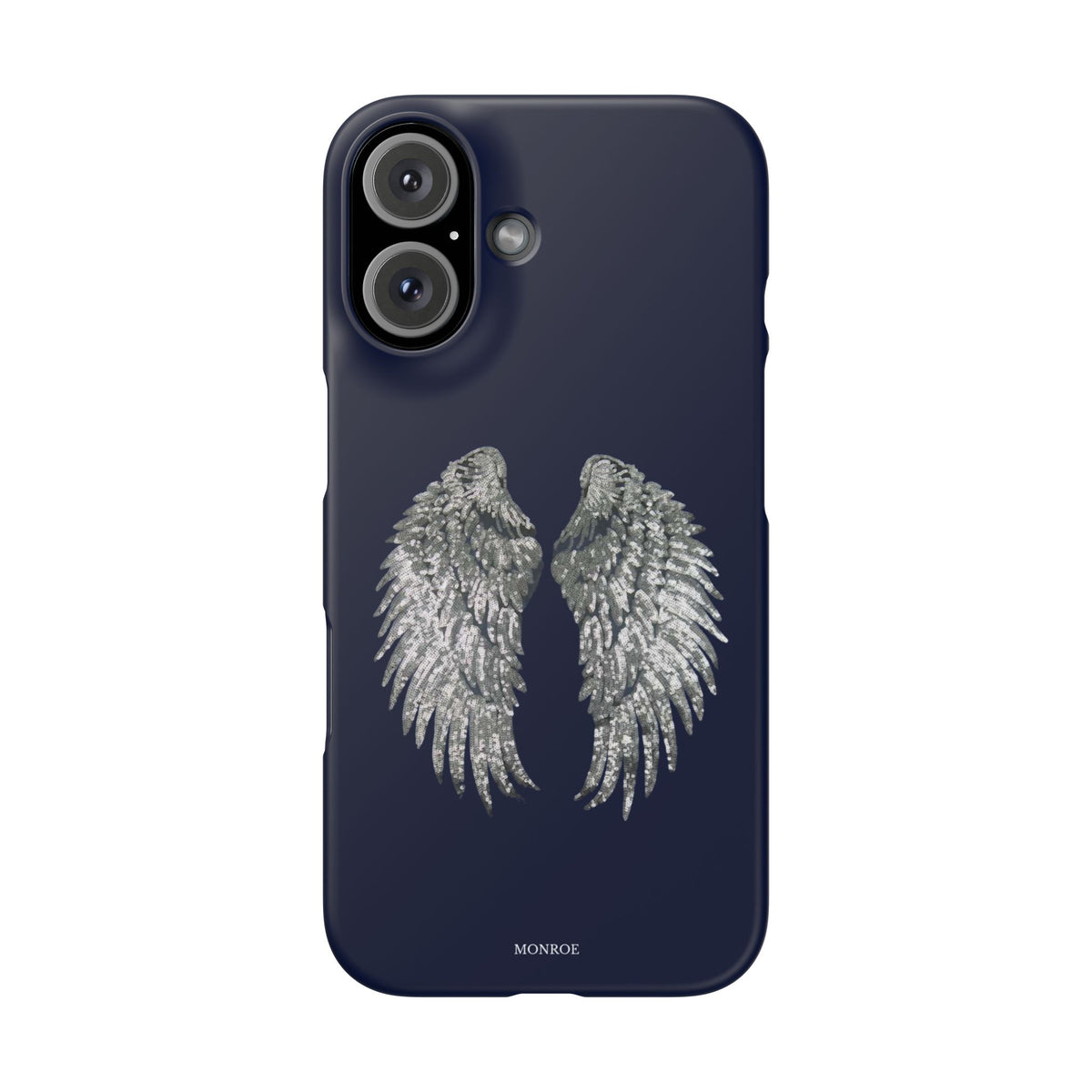 Navy Angel Wings Case