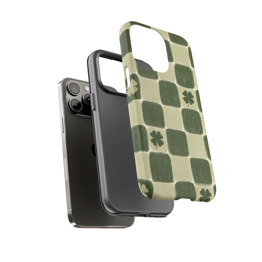 Clover Checker Tough Phone Case