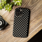 Black Polka Dot Phone Case