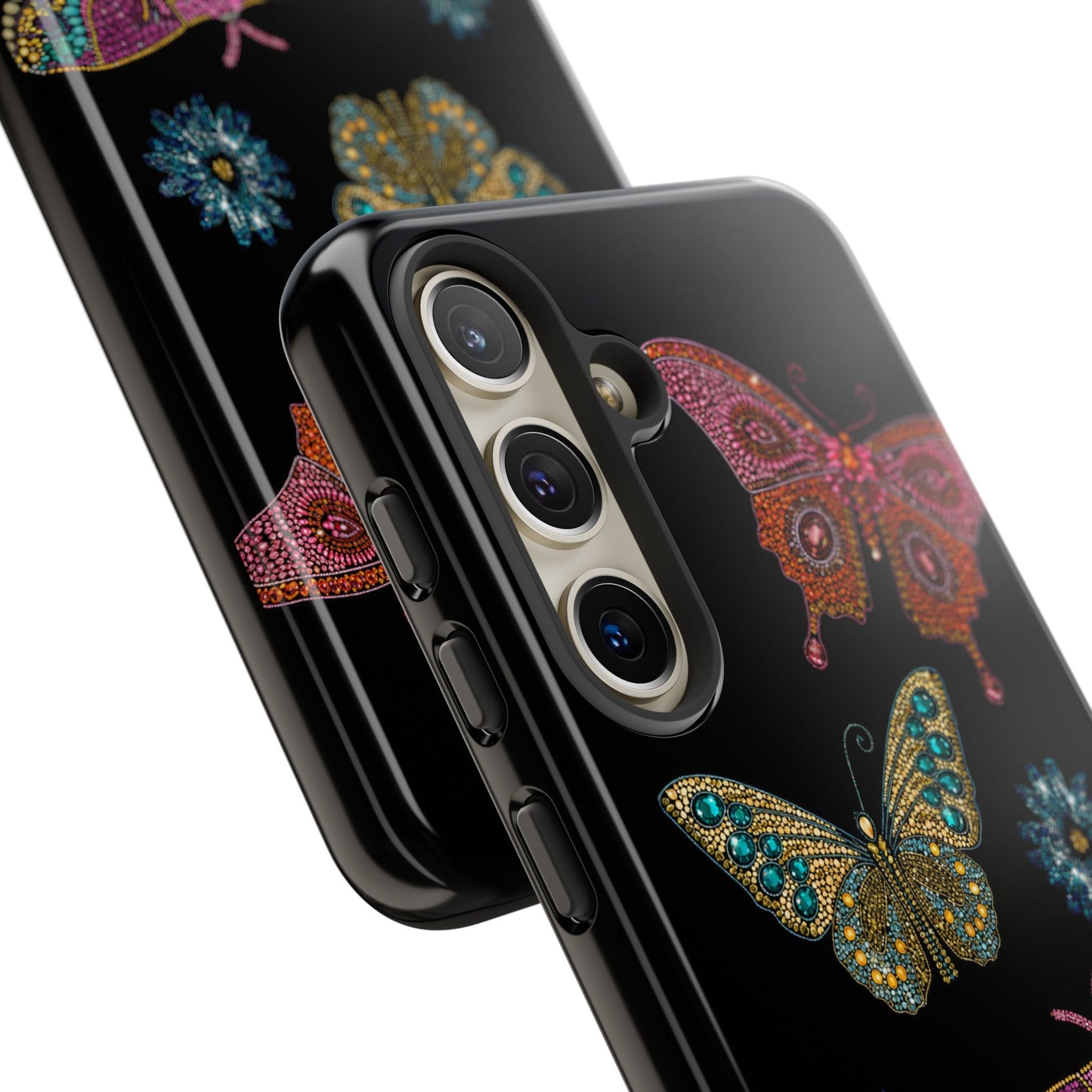 Butterfly Beaded Tough Case