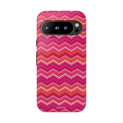 Pink Zigzag Tough Case