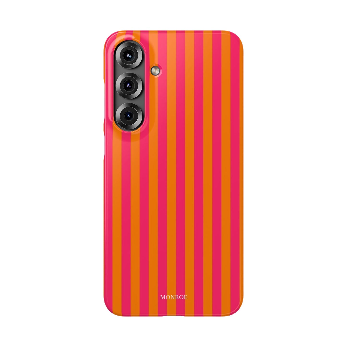 Striped Orange & Pink Case
