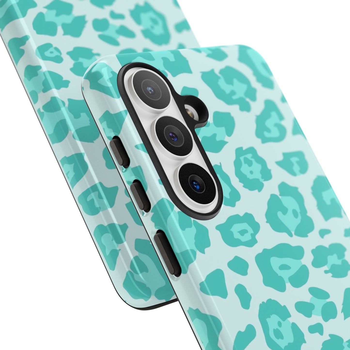 Teal Leopard Tough Case