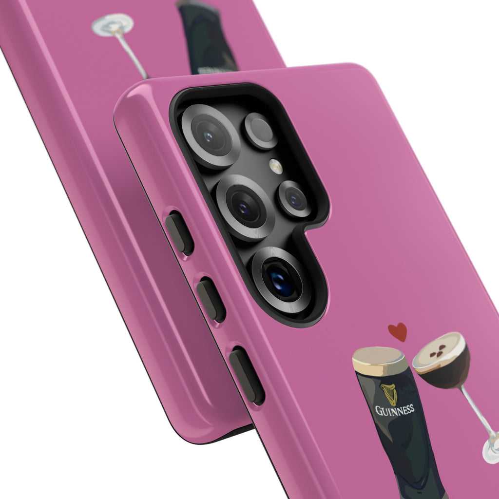 Pint & Wine Glass (Pink) Tough Case