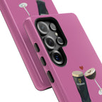 Pint & Wine Glass (Pink) Tough Case