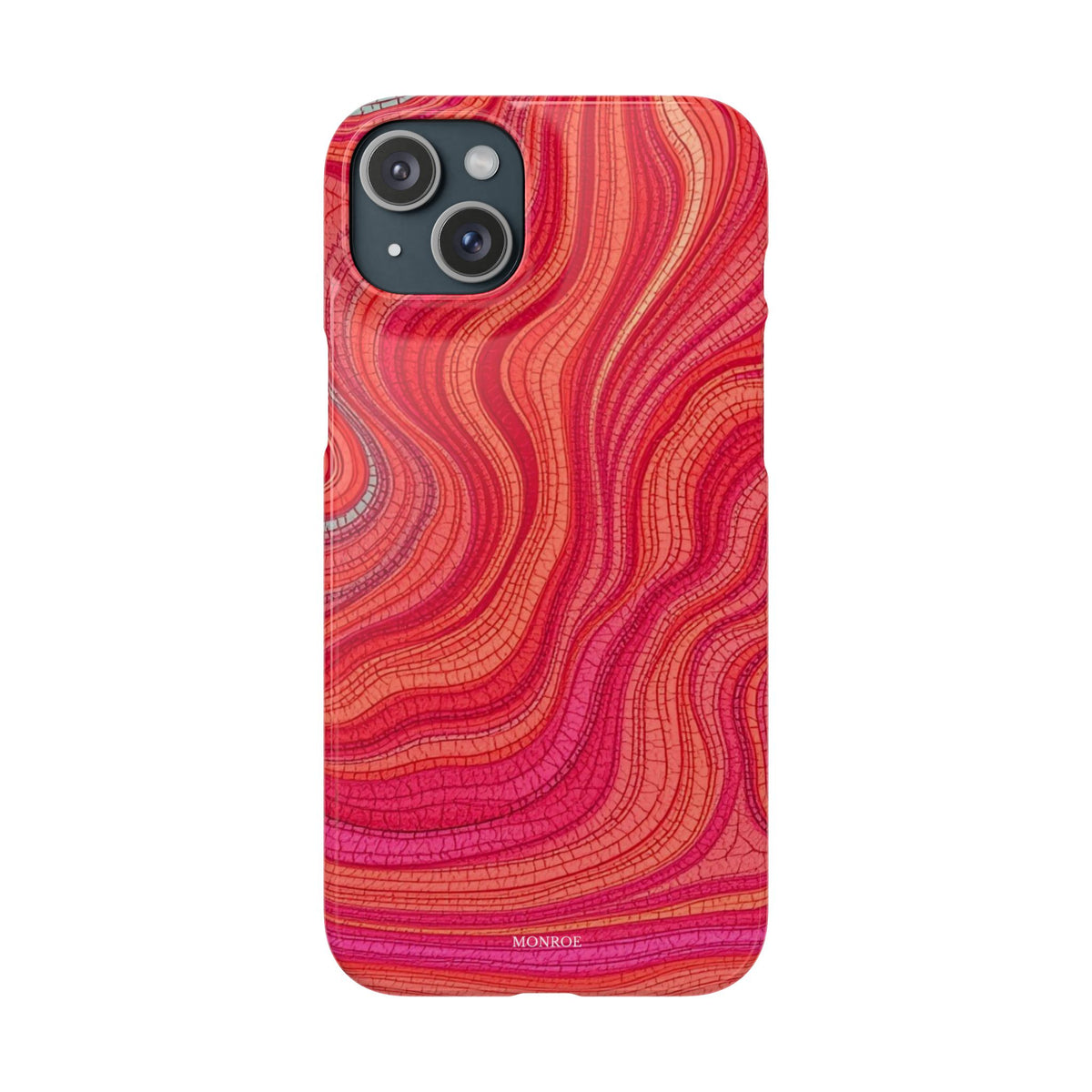 Retro Wavy Red Case