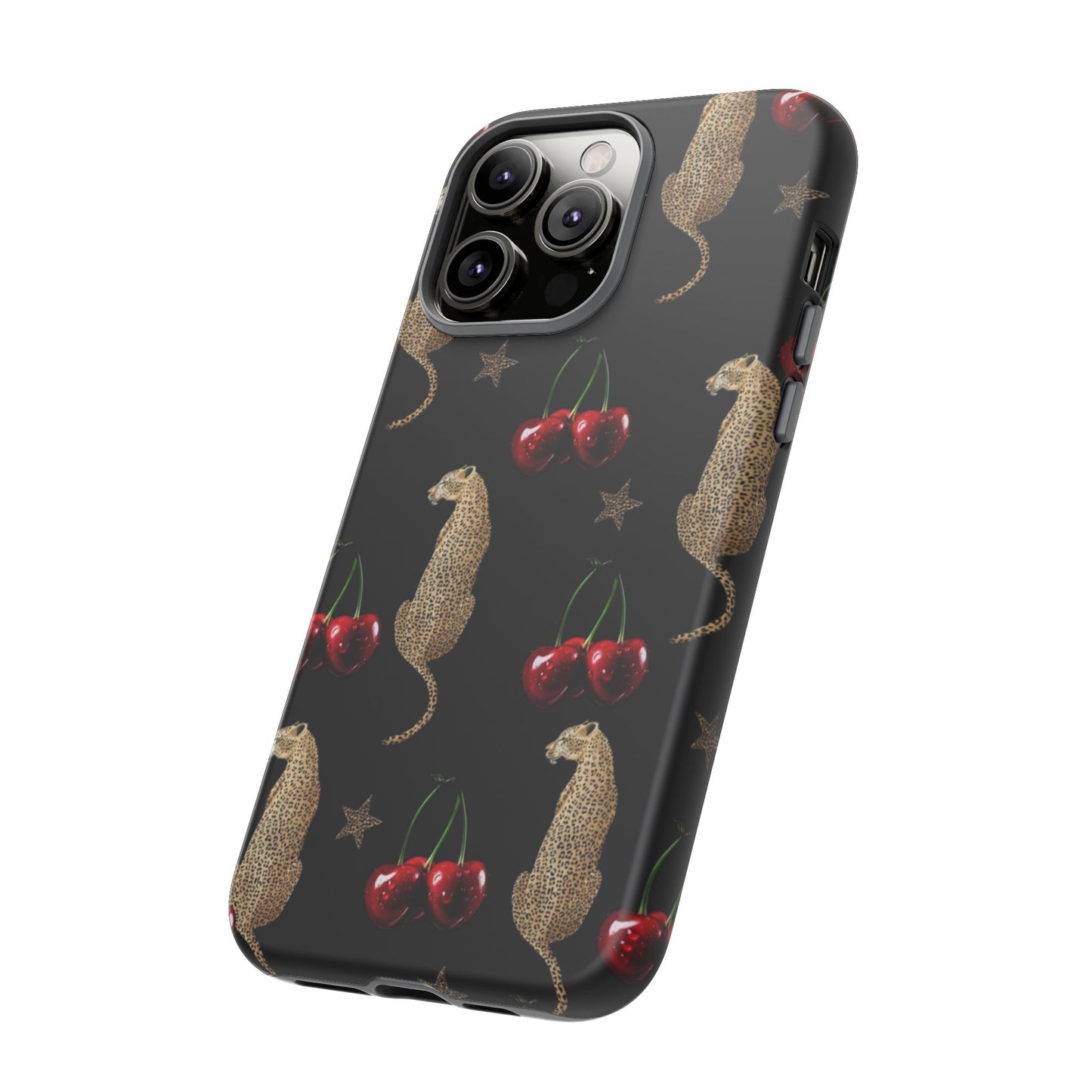 Leopard & Cherry Tough Case