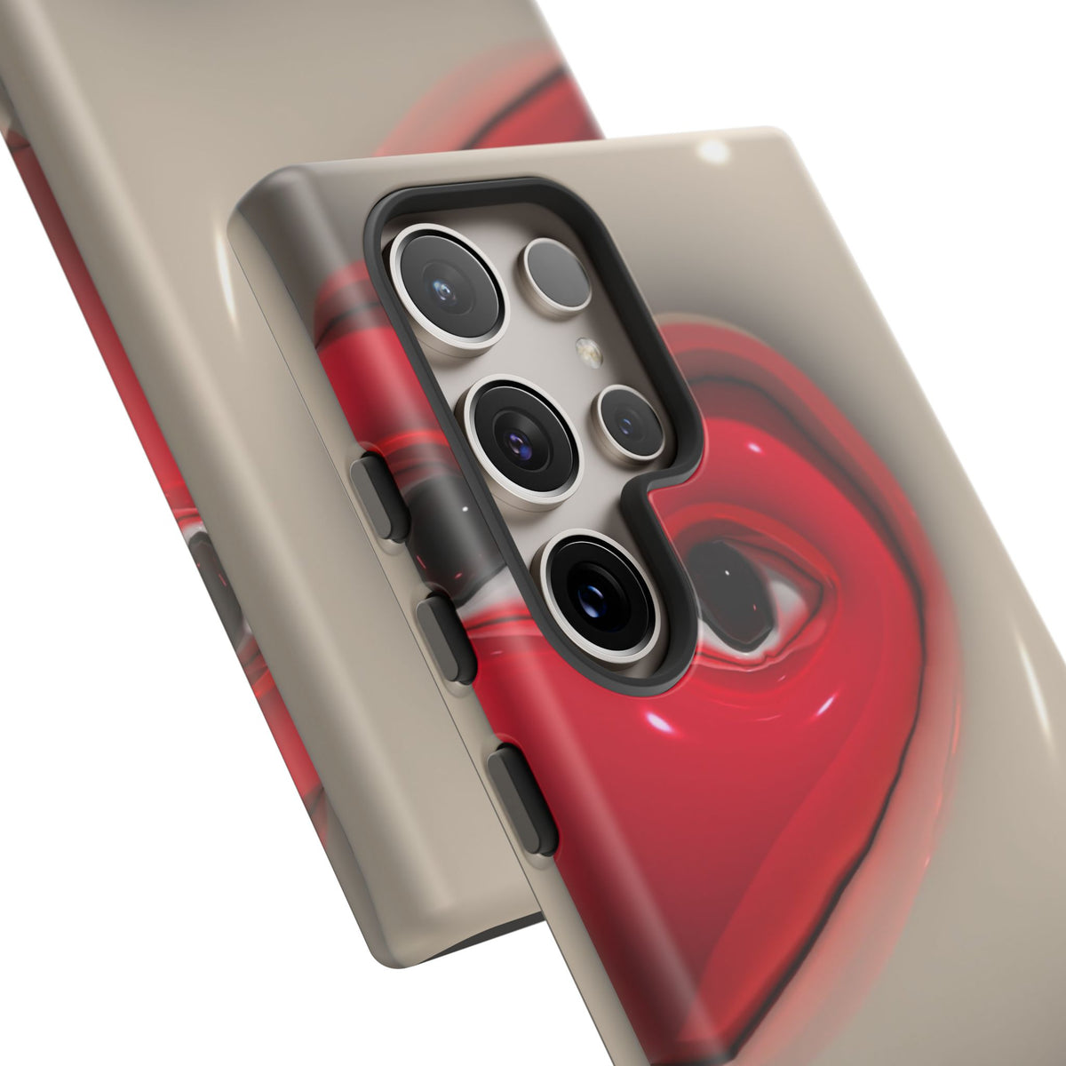 Red Heart Eyes Tough Case