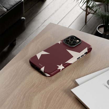 Burgundy Stars Tough Case