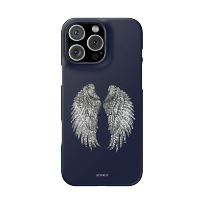 Navy Angel Wings Case