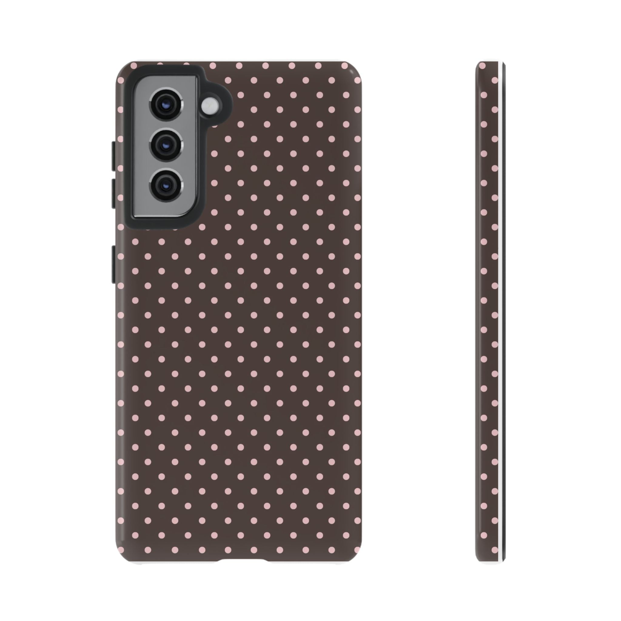 Brown Polka Phone Case