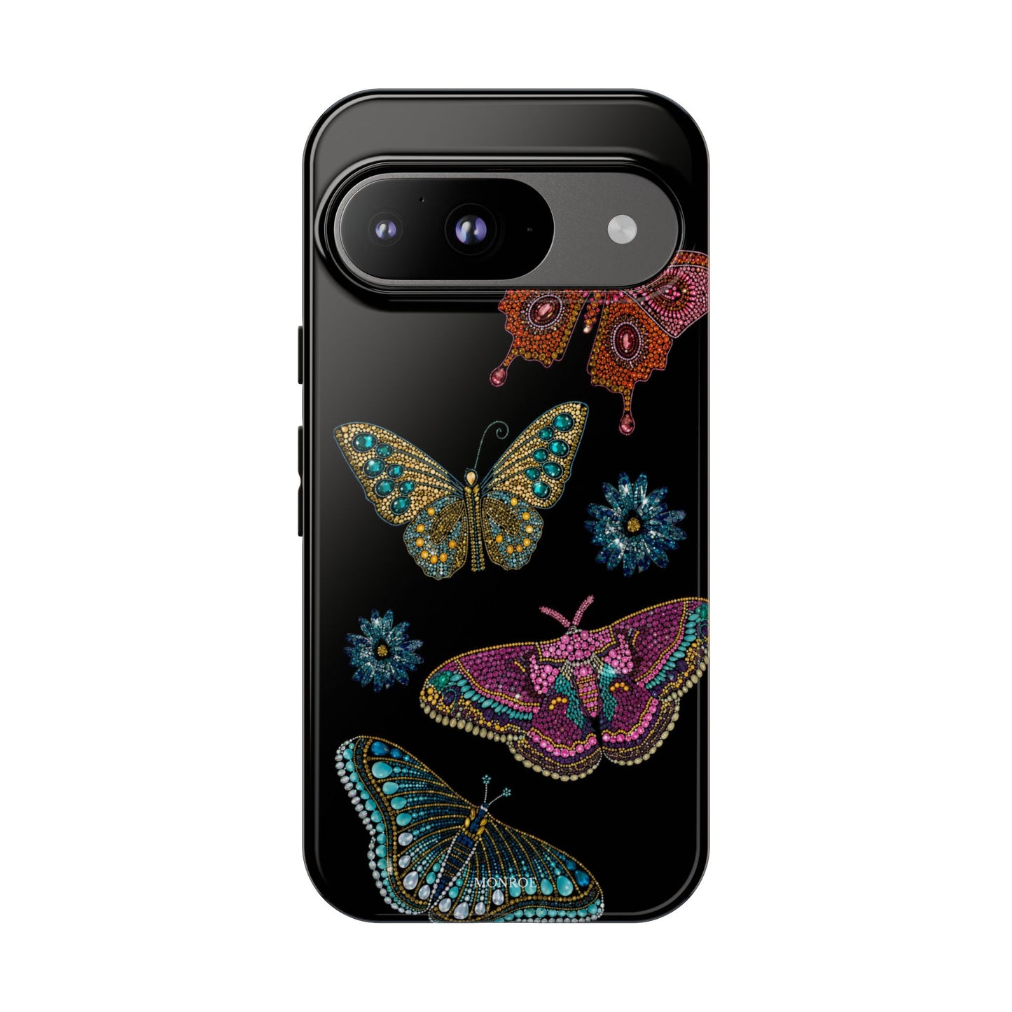 Butterfly Beaded Tough Case