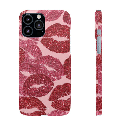 Pink Glitter Kiss Case