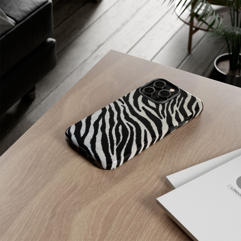 Zebra Print Phone Case